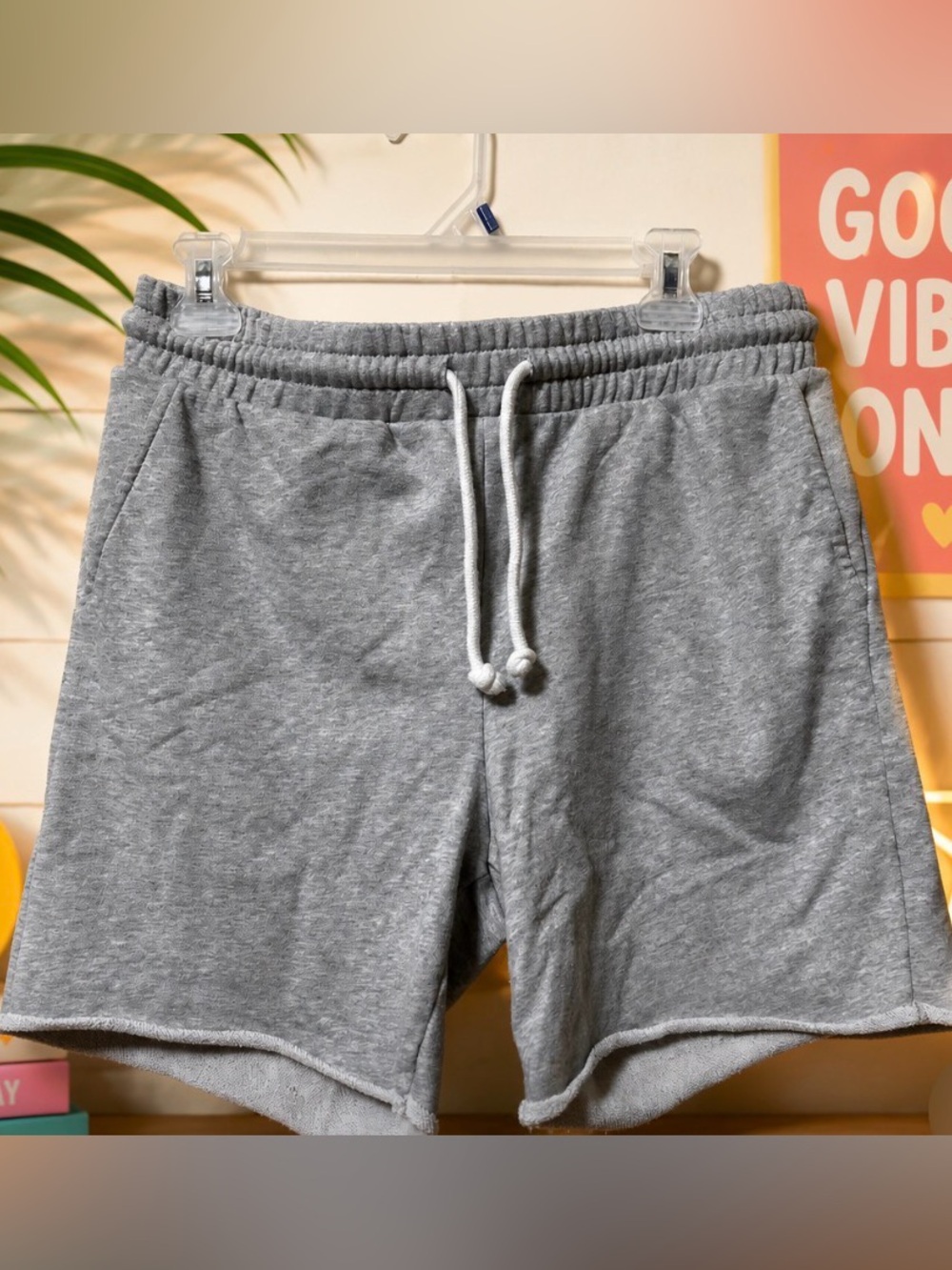 H&M Women's Gray Athletic Drawstring Shorts